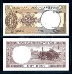 Zuid Vietnam ND 1964 1 Dong bankbiljet UNC
