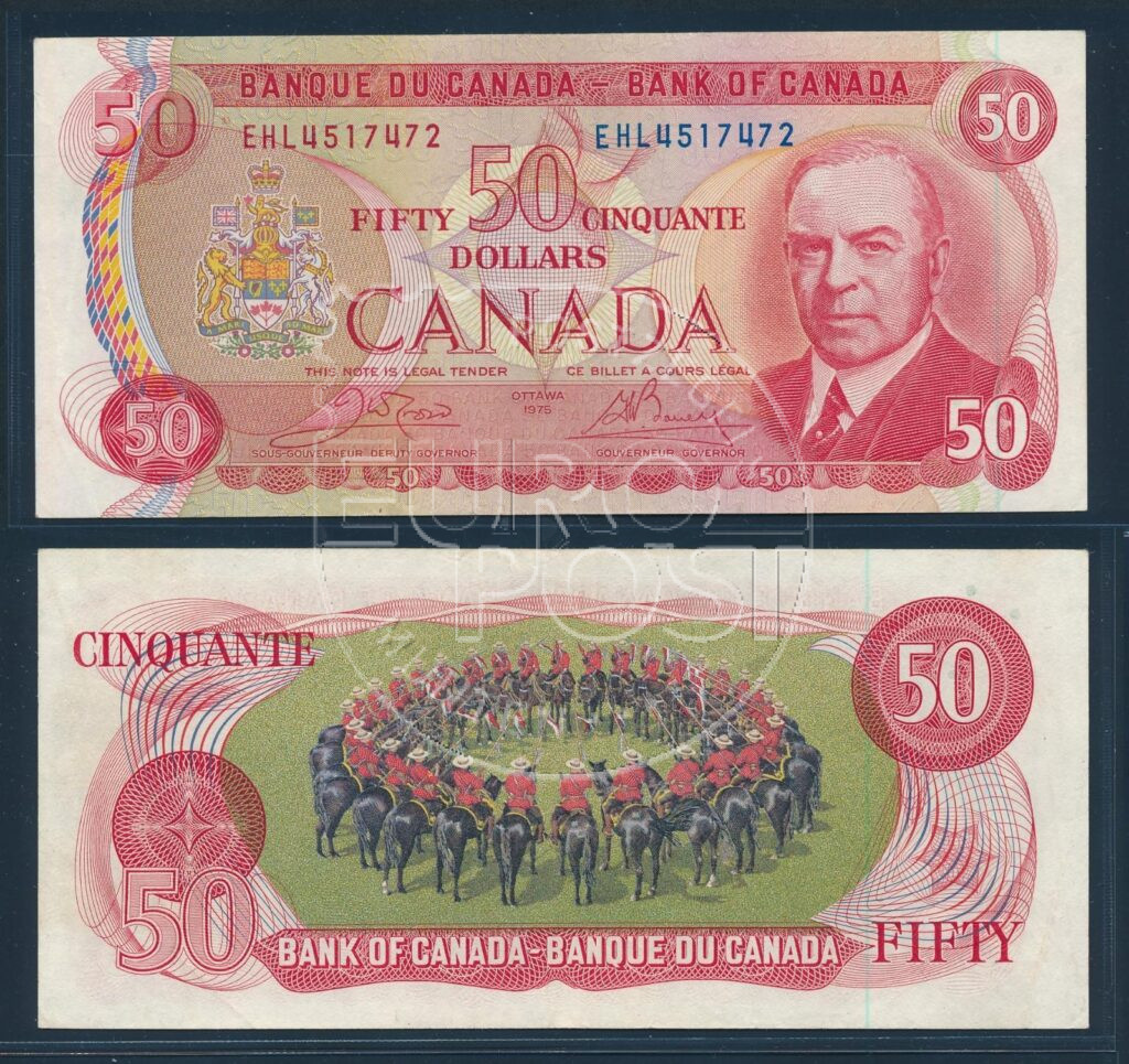 Canada 1975 50 Dollars bankbiljet Zeer fraai