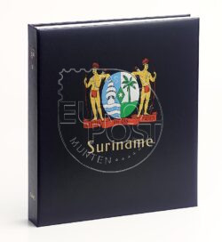 Davo Luxe Lege Band postzegelalbum Suriname III -Tweedehands-