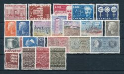 Denemarken 1980 Complete jaargang postzegels postfris