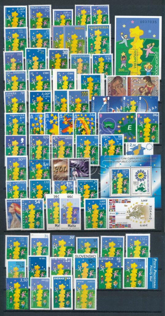 Europa cept 2000 Complete year set MNH