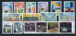 Faeroer 1991 Complete jaargang postzegels postfris