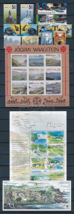 Faeroer 2005 Complete jaargang postzegels postfris
