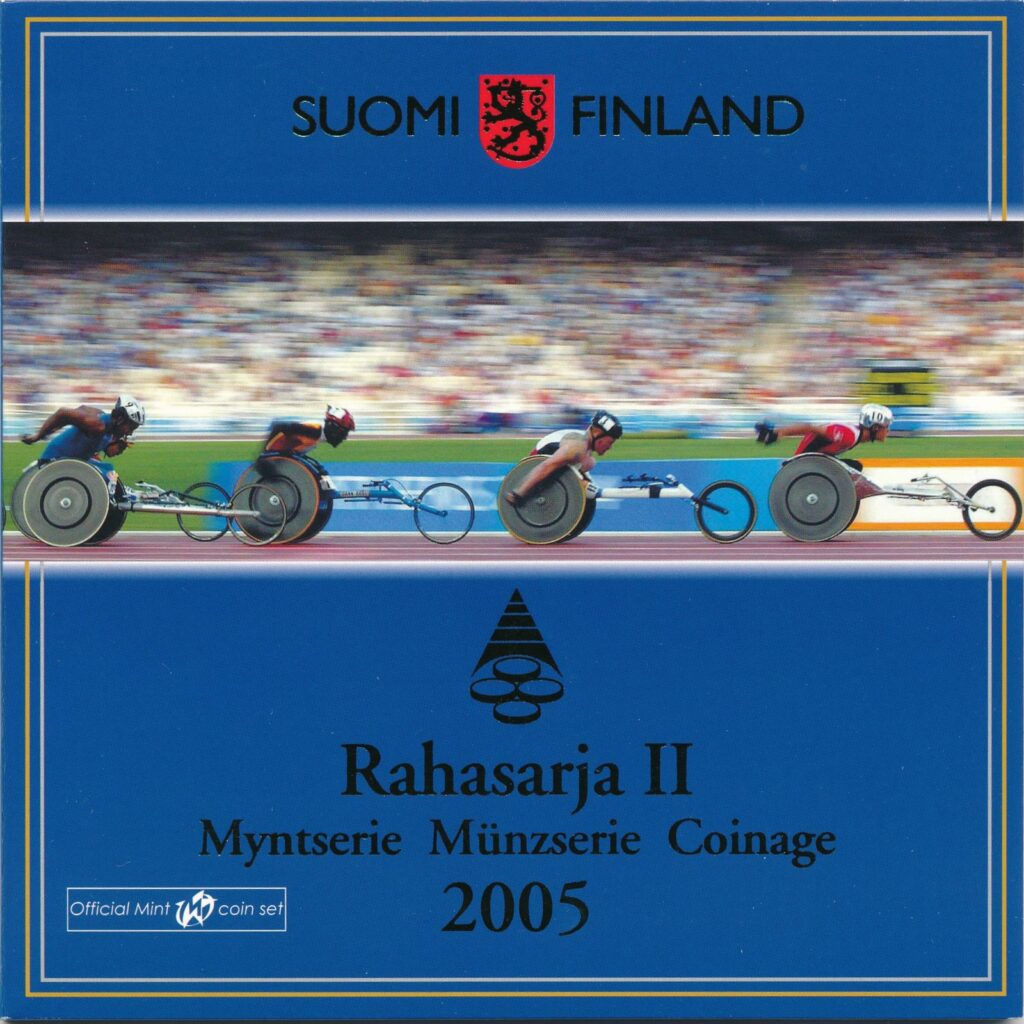 Finland 2005 BU Jaarset II Gehandicapten Sport incl. 5 Euro