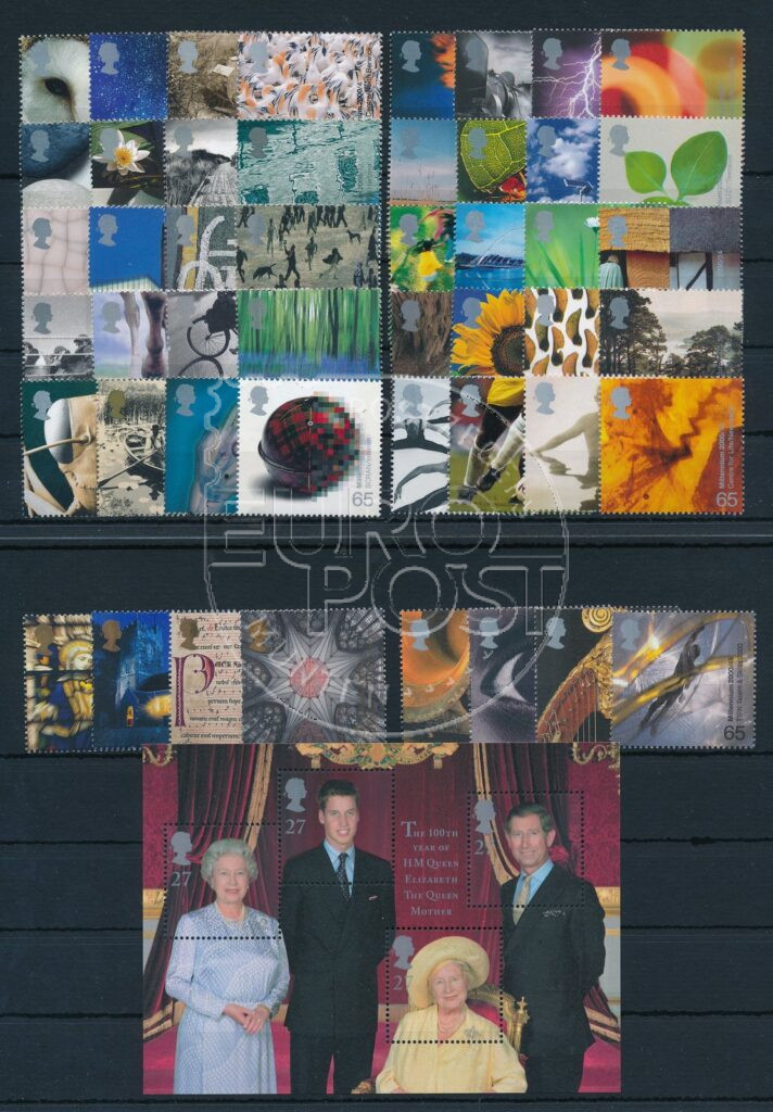 Groot Brittannie 2000 Complete jaargang gelegenheids postzegels postfris
