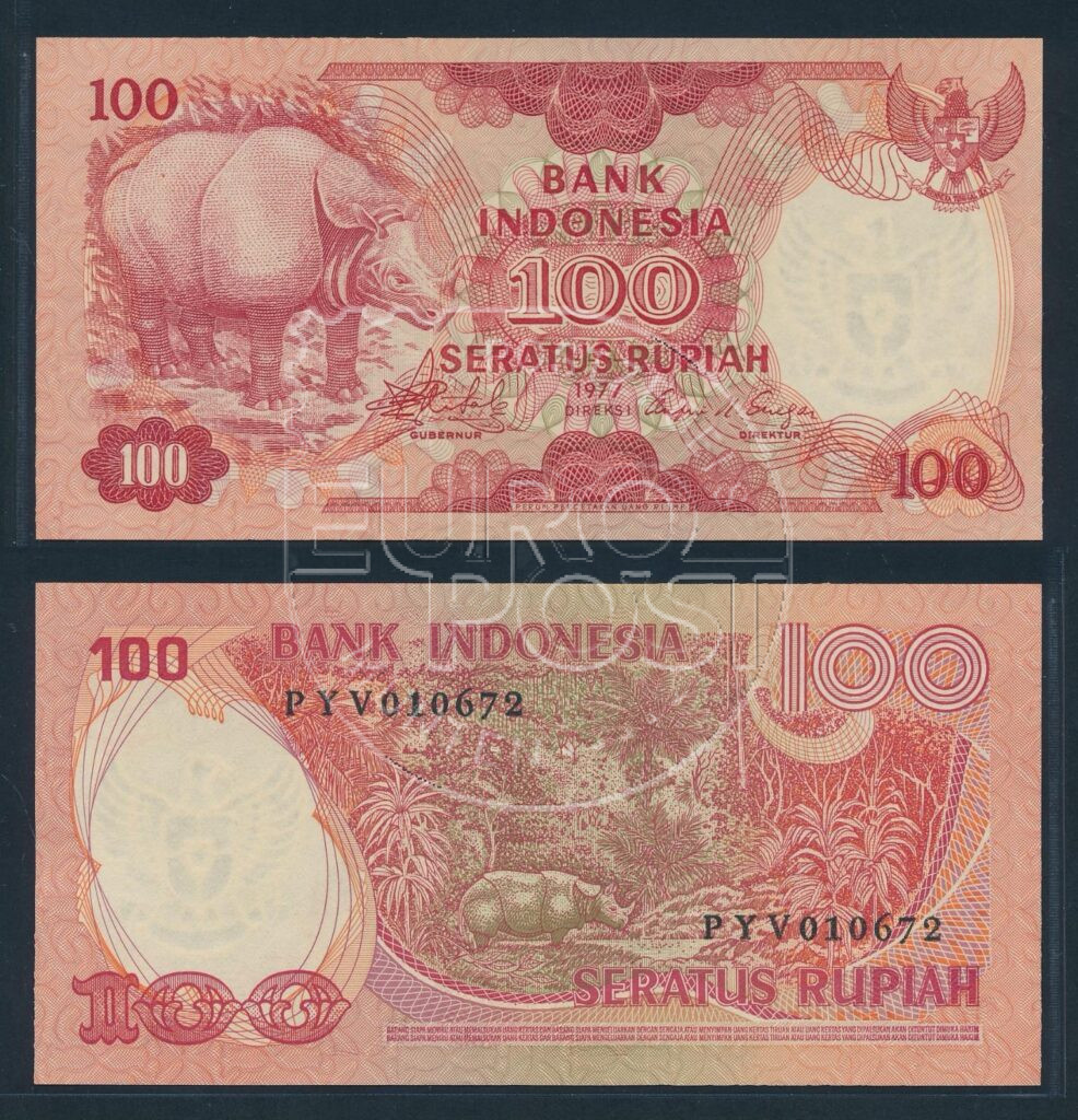 Indonesië 1977 100 Rupiah Bankbiljet UNC