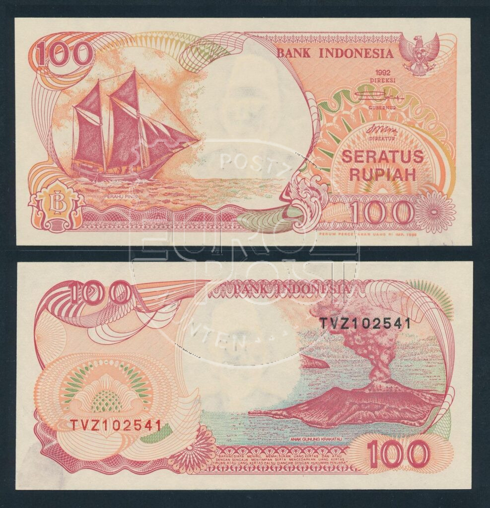Indonesië 1992 100 Rupiah Bankbiljet UNC
