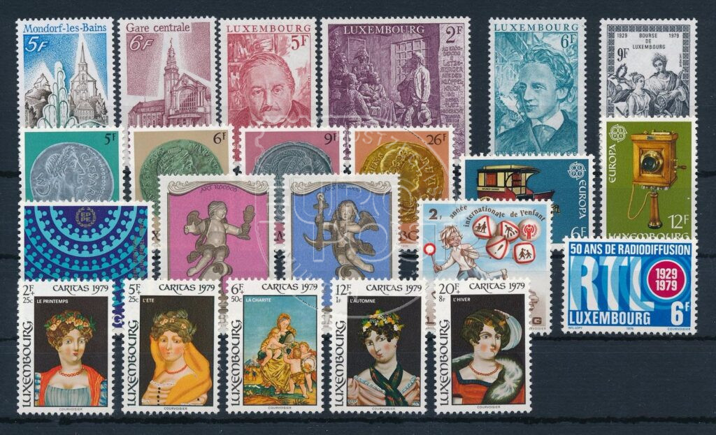 Luxemburgo 1979 Volumen completo de sellos MNH