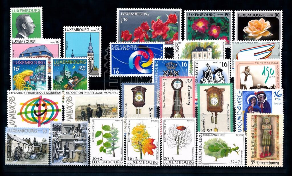 Luxemburg 1997 Kompletter Briefmarkenband postfrisch