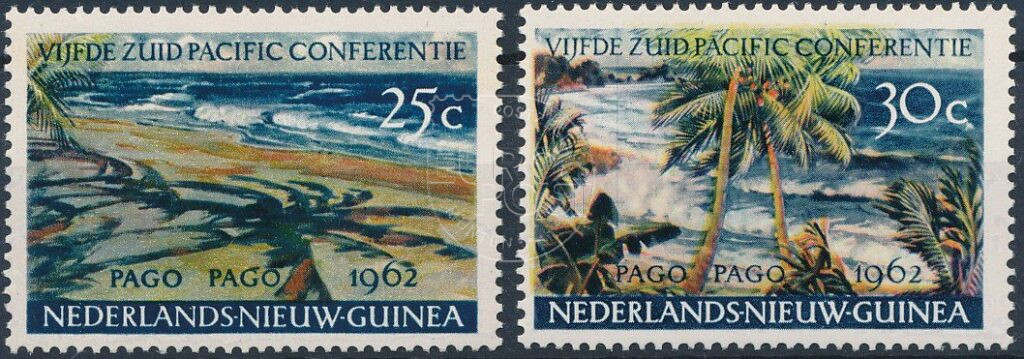 Nederlands-Nieuw-Guinea 1962 Pago Pago NVPH 76-77 Postfris