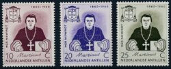Nederlandse Antillen 1960 Mgr. Niewindt NVPH 311-313 Postfris