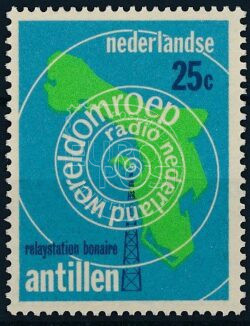 Niederländische Antillen 1969 Radio Niederlande Wereldomroep NVPH 407 postfrisch