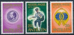 Niederländische Antillen 1973 100 Jahre Briefmarken auf den Antillen NVPH 472-474 postfrisch