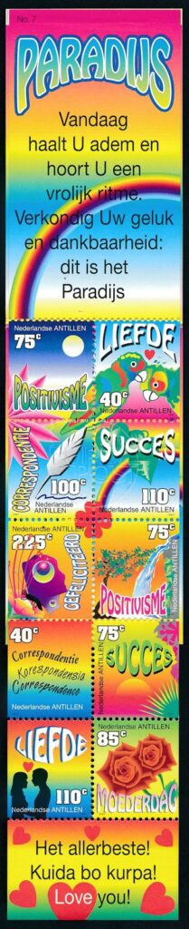 Nederlandse Antillen 1997 Automaatboekje Wenszegels NVPH PB7 Postfris