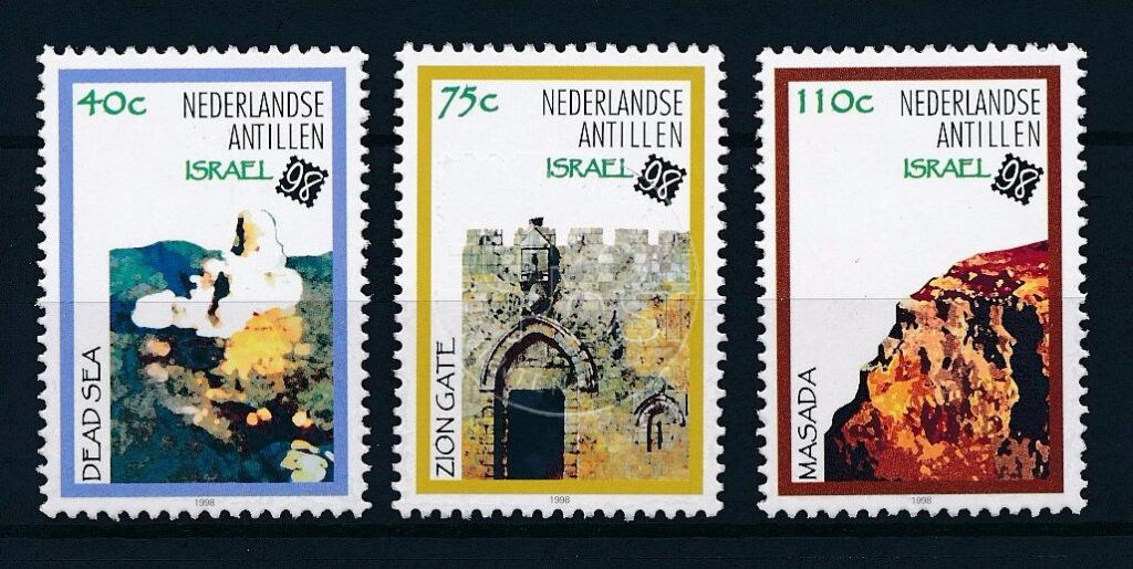 Nederlandse Antillen 1998 Israël '98 NVPH 1209-1211 Postfris