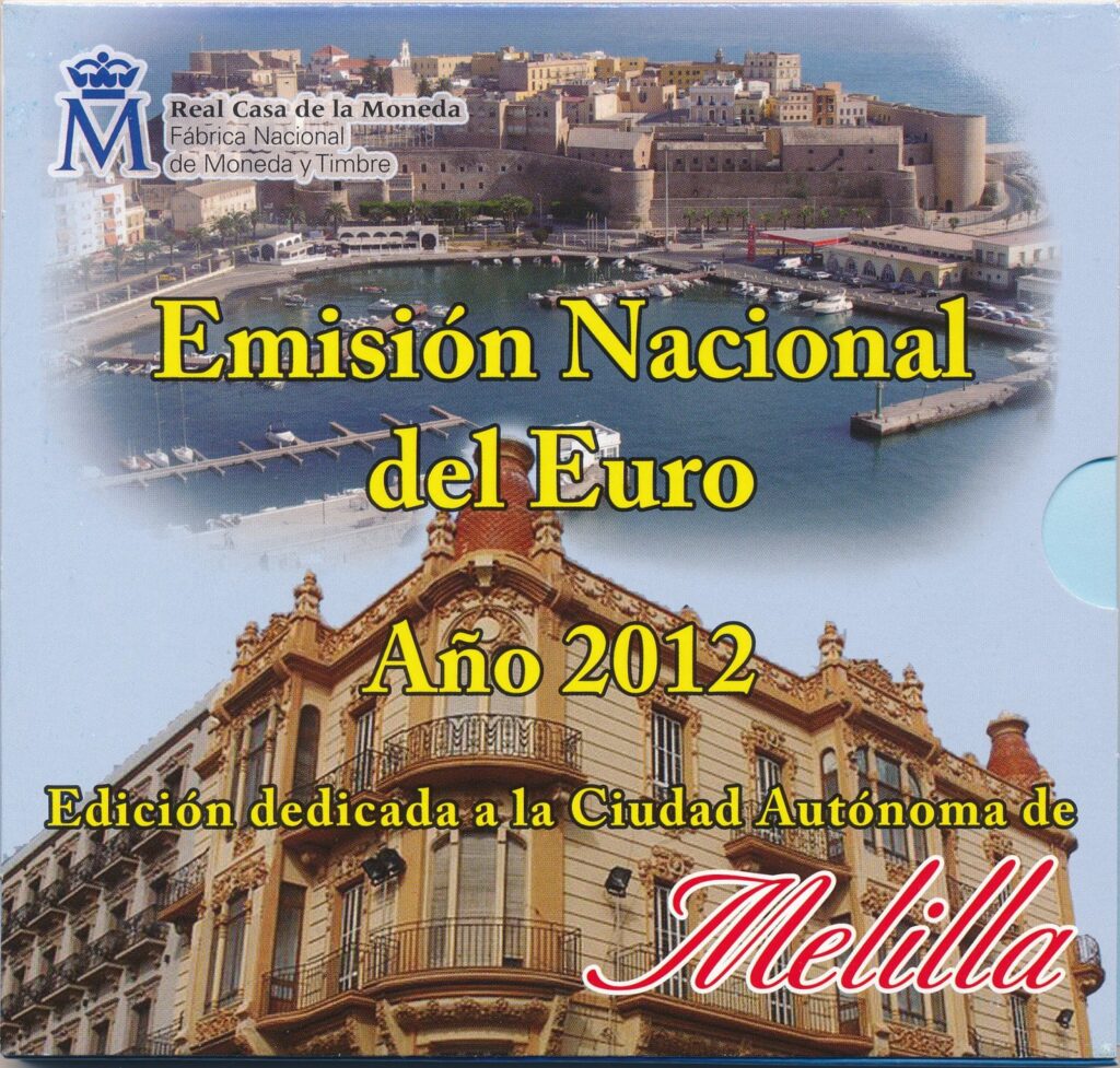 Hiszpania 2012 BU Zestaw roczny Melilla
