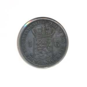 Nederland 1847 Willem II 1 Gulden Pracht -